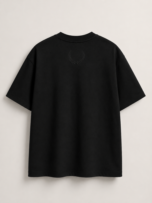 AVARI Crest Tee - Black